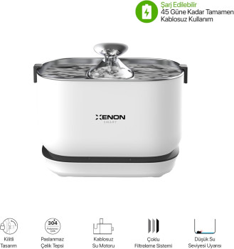 XENON SMART X8652 BATARYALI CELIK SU PINARI