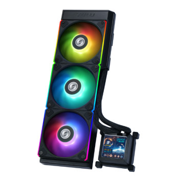 Lian Li Hydro-Shift LCD 360 Siyah İşlemci Sıvı Soğutucu (FANSIZ) (G89.GHSLCD36NB.00) 